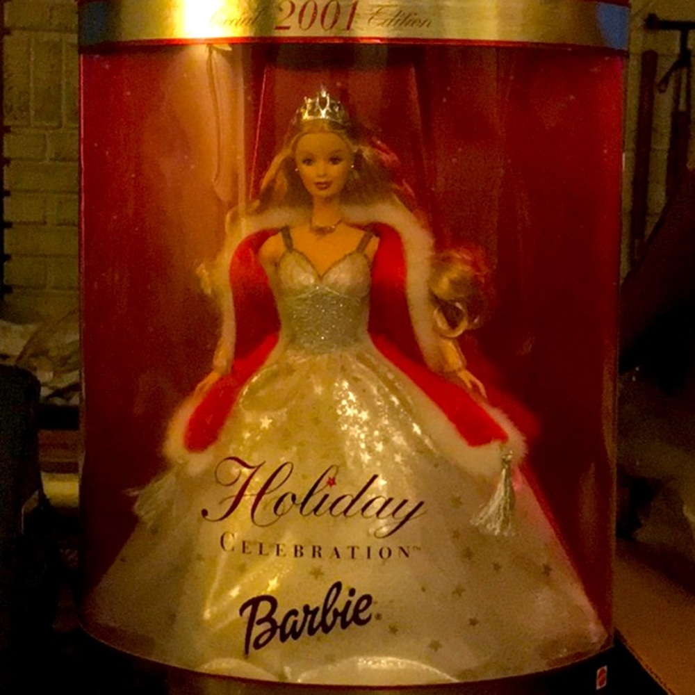 Mattel Holiday Celebration Barbie Doll 2001 Special Edition, Unopened